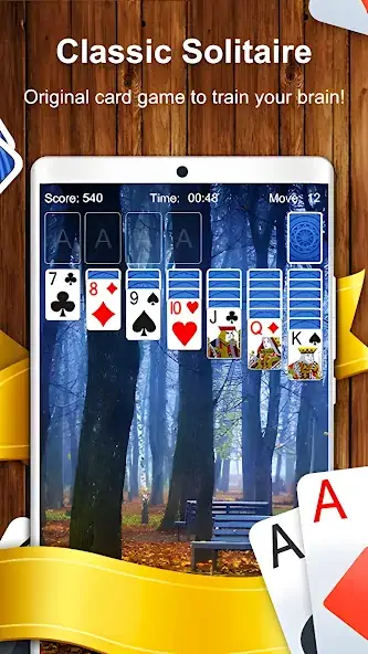 Скачать Solitaire Card Game Взлом [МОД Много денег] + [МОД Меню] MOD APK на Андроид