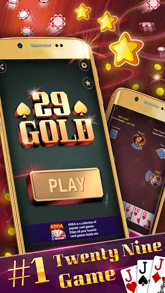 Скачать Play 29 Gold offline Взлом [МОД Много монет] + [МОД Меню] MOD APK на Андроид