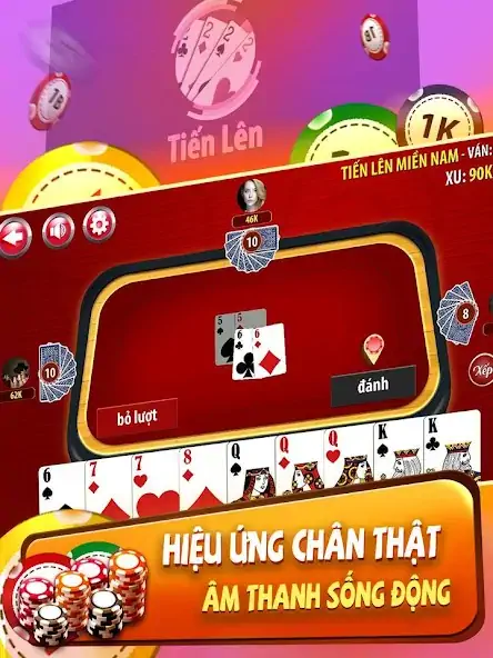 Скачать Tiến Lên Miền Nam - Tien Len Взлом [МОД Бесконечные монеты] + [МОД Меню] MOD APK на Андроид