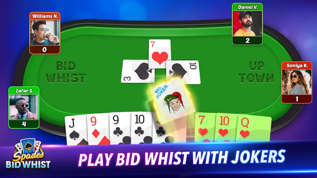 Скачать Bid Whist Classic: Spades Game Взлом [МОД Много денег] + [МОД Меню] MOD APK на Андроид