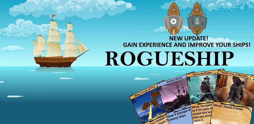 Скачать RogueShip - RPG Roguelike Card Взлом [МОД Много денег] + [МОД Меню] MOD APK на Андроид