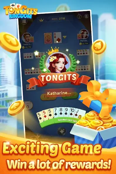 Скачать Tongits Kingdom-Fun Card Game Взлом [МОД Много монет] + [МОД Меню] MOD APK на Андроид