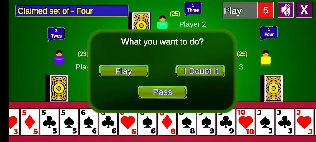 Скачать Bluff Card Game Взлом [МОД Бесконечные монеты] + [МОД Меню] MOD APK на Андроид