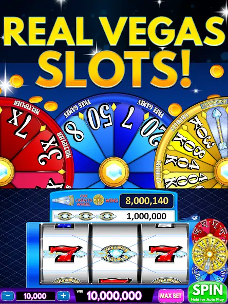 Скачать Spin Vegas Slots: Slot Games Взлом [МОД Много денег] + [МОД Меню] MOD APK на Андроид