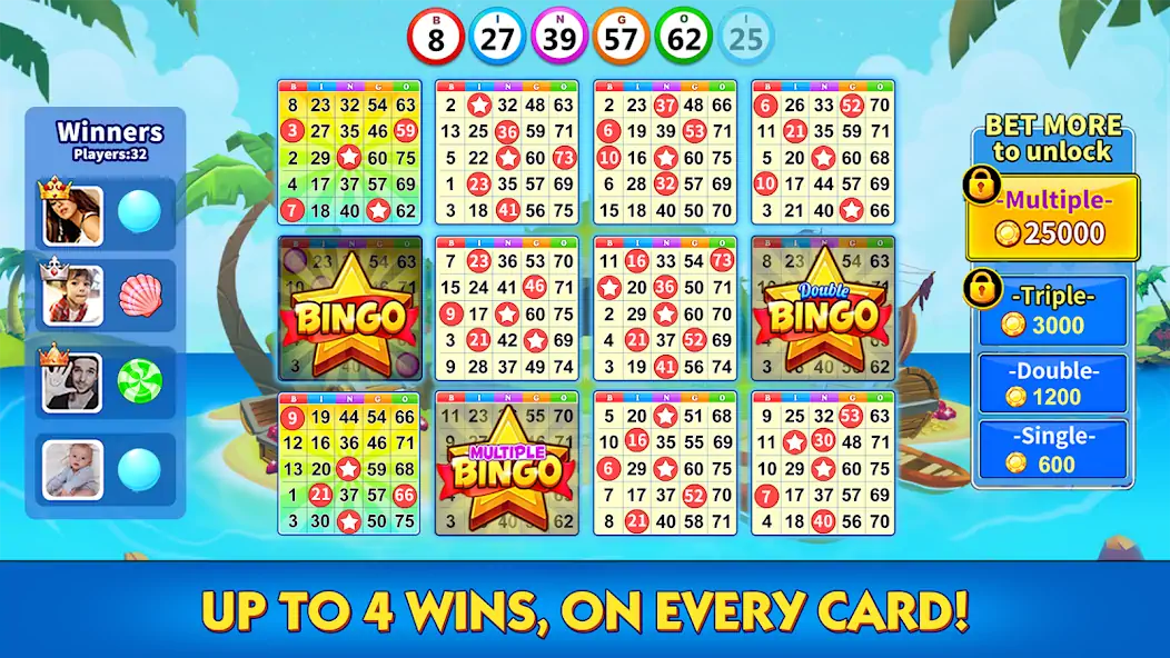 Скачать Bingo: Play Lucky Bingo Games Взлом [МОД Бесконечные монеты] + [МОД Меню] MOD APK на Андроид