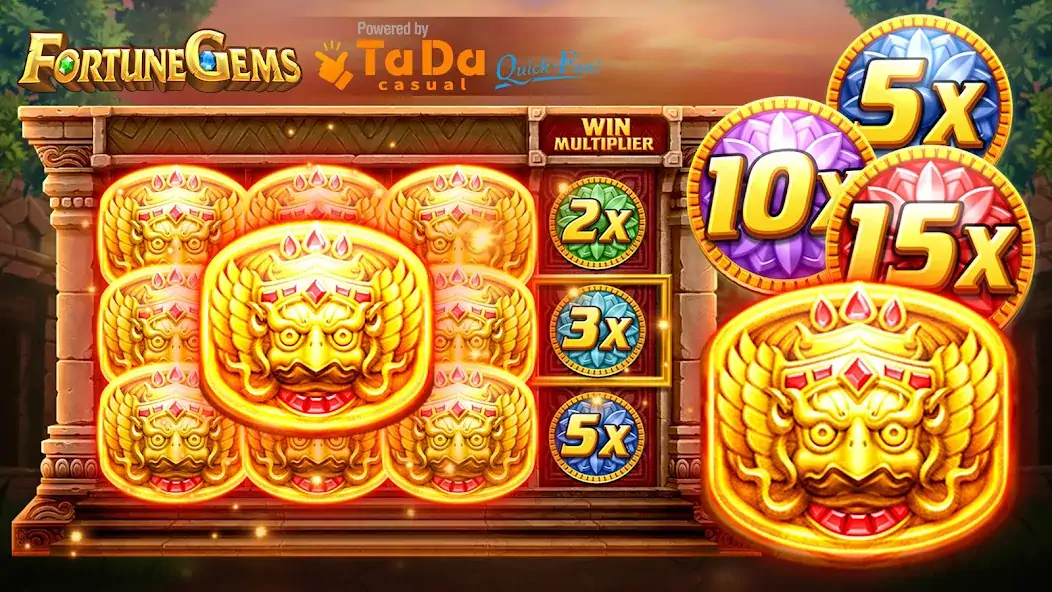 Скачать Slot Fortune Gems - TaDa Games Взлом [МОД Бесконечные монеты] + [МОД Меню] MOD APK на Андроид