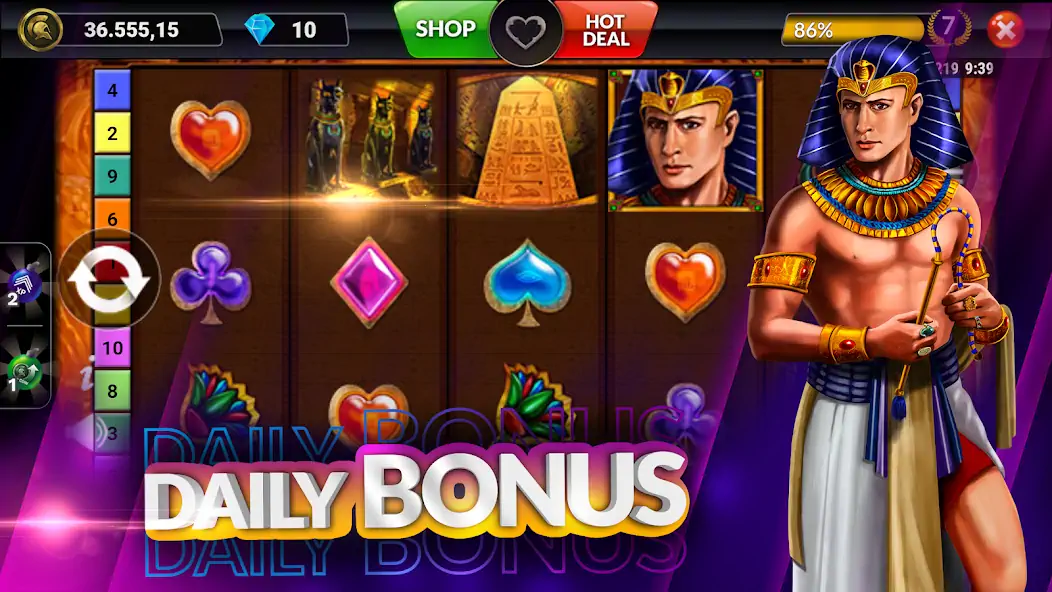 Скачать SpinArena Online Casino Slots Взлом [МОД Много монет] + [МОД Меню] MOD APK на Андроид