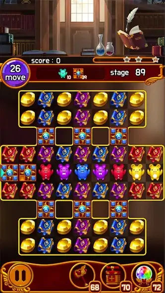 Скачать Jewel Magic Castle Взлом [МОД Бесконечные монеты] + [МОД Меню] MOD APK на Андроид