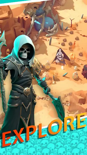 Скачать Necromancer Hero: Skeletons 3D Взлом [МОД Бесконечные монеты] + [МОД Меню] MOD APK на Андроид