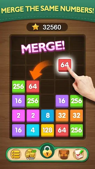 Скачать Merge Puzzle-Number Games Взлом [МОД Бесконечные деньги] + [МОД Меню] MOD APK на Андроид