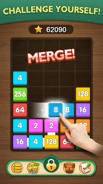 Скачать Merge Puzzle-Number Games Взлом [МОД Бесконечные деньги] + [МОД Меню] MOD APK на Андроид