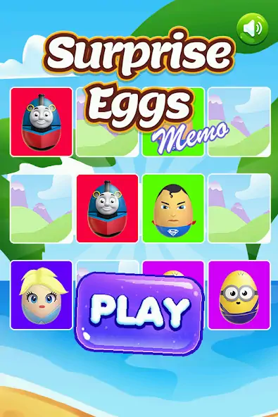 Скачать Surprise Eggs Memo Взлом [МОД Бесконечные деньги] + [МОД Меню] MOD APK на Андроид