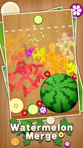 Скачать Watermelon Merge Взлом [МОД Бесконечные деньги] + [МОД Меню] MOD APK на Андроид