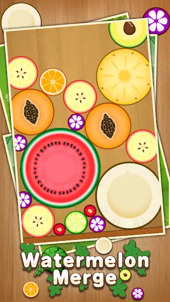 Скачать Watermelon Merge Взлом [МОД Бесконечные деньги] + [МОД Меню] MOD APK на Андроид