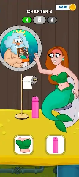 Скачать Neptune vs Mermaid: Fish Prank Взлом [МОД Много денег] + [МОД Меню] MOD APK на Андроид