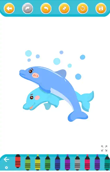 Скачать dolphin coloring game Взлом [МОД Много монет] + [МОД Меню] MOD APK на Андроид