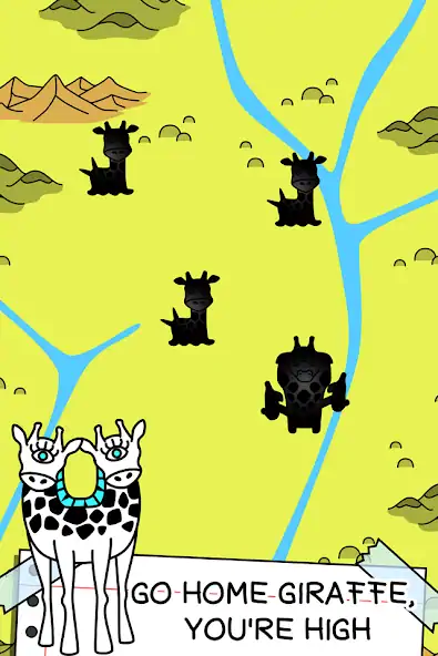 Скачать Giraffe Evolution: Жирафы Взлом [МОД Бесконечные монеты] + [МОД Меню] MOD APK на Андроид