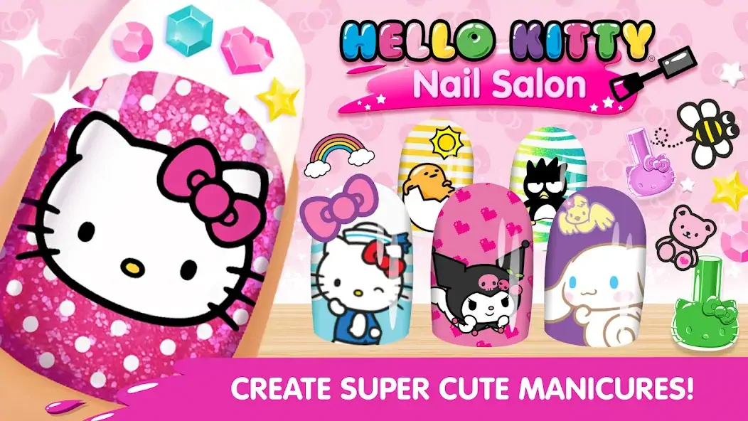 Скачать Маникюрный салон Hello Kitty Взлом [МОД Бесконечные деньги] + [МОД Меню] MOD APK на Андроид
