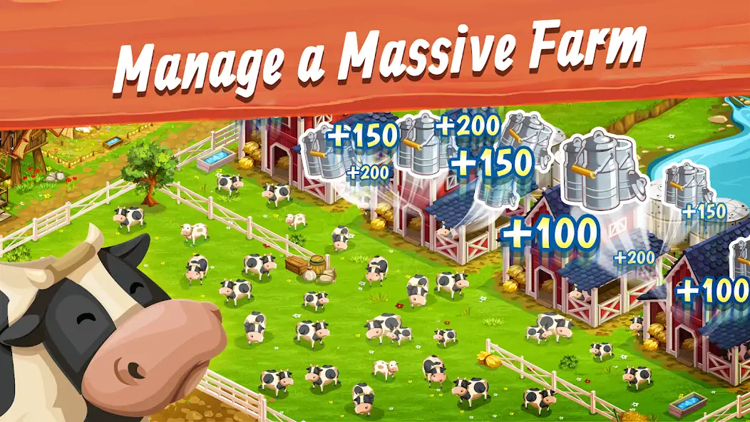 Скачать Big Farm: Mobile Harvest Взлом [МОД Много монет] + [МОД Меню] MOD APK на Андроид