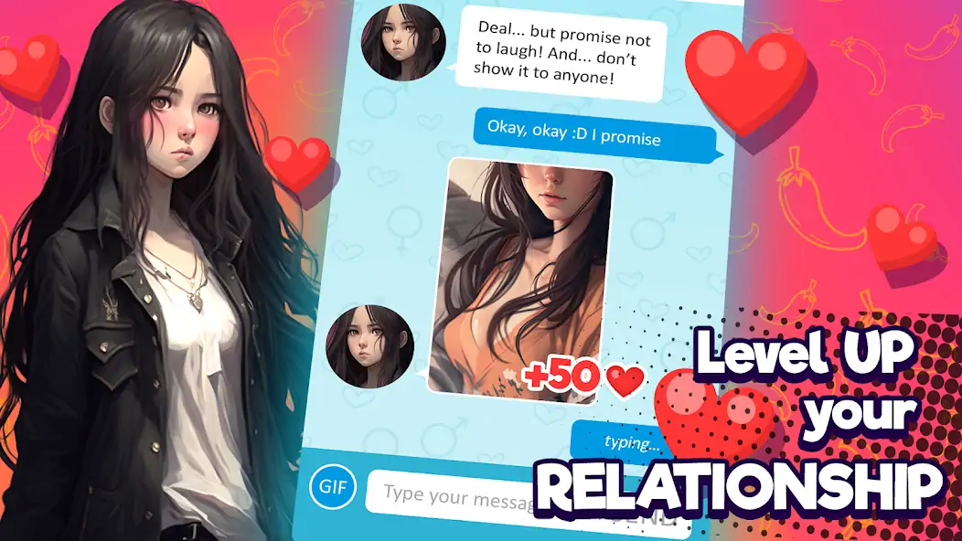 Скачать Anime Girlfriend - AI Chat Взлом [МОД Много денег] + [МОД Меню] MOD APK на Андроид