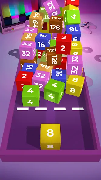 Скачать Chain Cube: 2048 3D merge game Взлом [МОД Бесконечные деньги] + [МОД Меню] MOD APK на Андроид