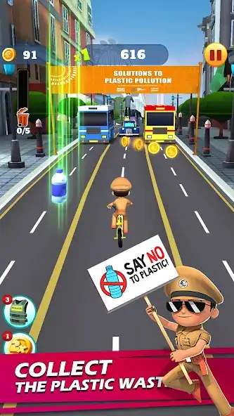 Скачать Little Singham Cycle Race Взлом [МОД Бесконечные монеты] + [МОД Меню] MOD APK на Андроид