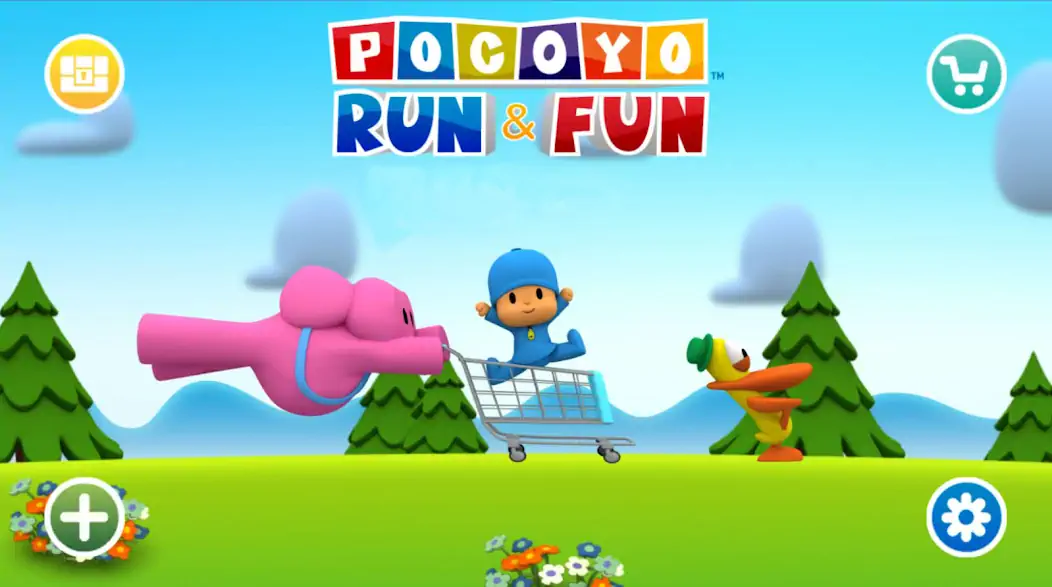 Скачать Pocoyo Run & Fun Взлом [МОД Бесконечные деньги] + [МОД Меню] MOD APK на Андроид