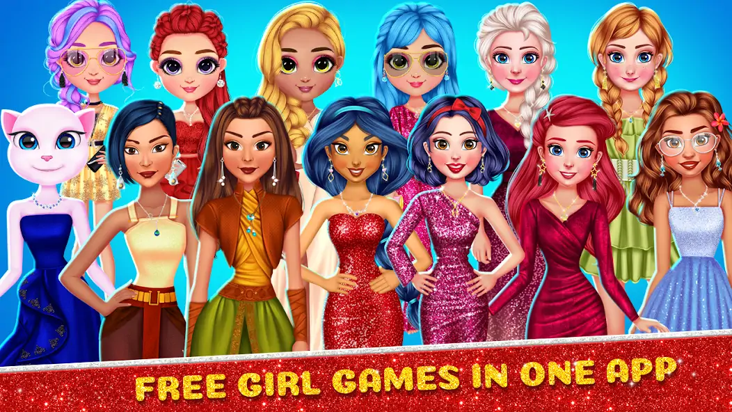 Скачать Cute Dressup: Games for Girls Взлом [МОД Бесконечные деньги] + [МОД Меню] MOD APK на Андроид