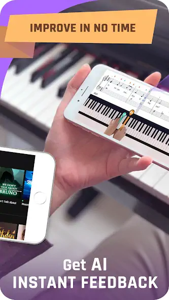 Скачать Simpia: Learn Piano Super Fast Взлом [МОД Бесконечные монеты] + [МОД Меню] MOD APK на Андроид