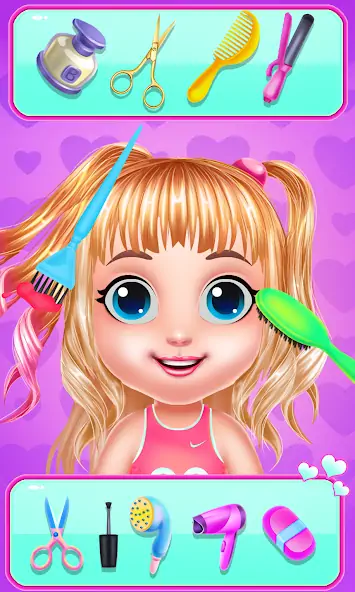 Скачать Baby Girl Caring Pinky Style Взлом [МОД Много денег] + [МОД Меню] MOD APK на Андроид