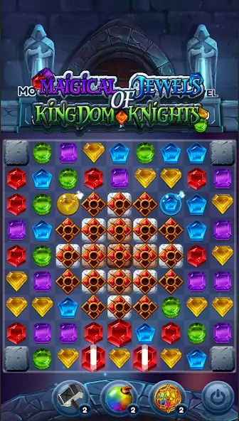 Скачать Jewels of Kingdom Knights Взлом [МОД Много монет] + [МОД Меню] MOD APK на Андроид