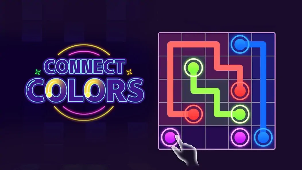 Скачать Connect Colors: Two Dots, Flow Взлом [МОД Бесконечные монеты] + [МОД Меню] MOD APK на Андроид
