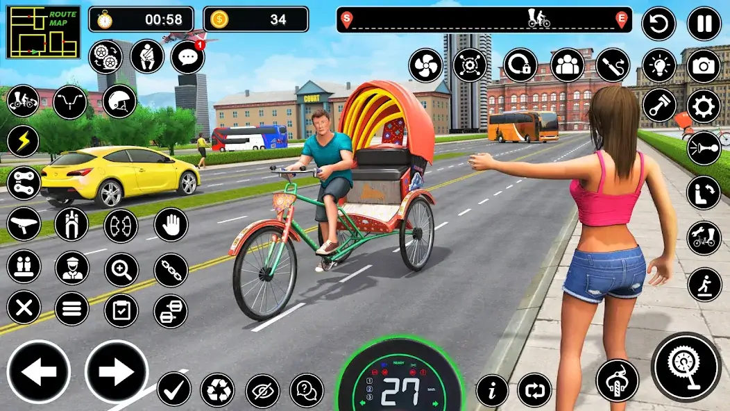 Скачать BMX Cycle Games 3D Cycle Race Взлом [МОД Много денег] + [МОД Меню] MOD APK на Андроид
