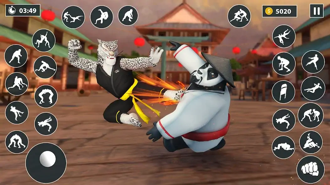 Скачать Kung Fu Animal: Fighting Games Взлом [МОД Много монет] + [МОД Меню] MOD APK на Андроид