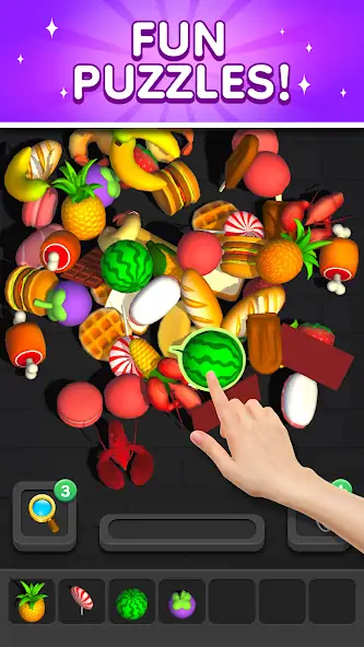 Скачать Match 3D - Tile Triple Puzzle Взлом [МОД Бесконечные деньги] + [МОД Меню] MOD APK на Андроид