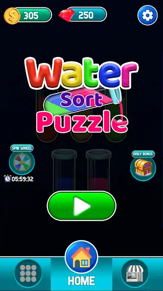 Скачать Water Sort Color Sorting game Взлом [МОД Много монет] + [МОД Меню] MOD APK на Андроид