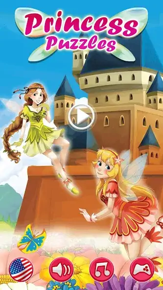 Скачать принцесса и девочек Пазлы Взлом [МОД Много денег] + [МОД Меню] MOD APK на Андроид
