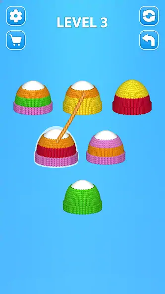Скачать Cozy Knitting: Color Sort Game Взлом [МОД Бесконечные монеты] + [МОД Меню] MOD APK на Андроид