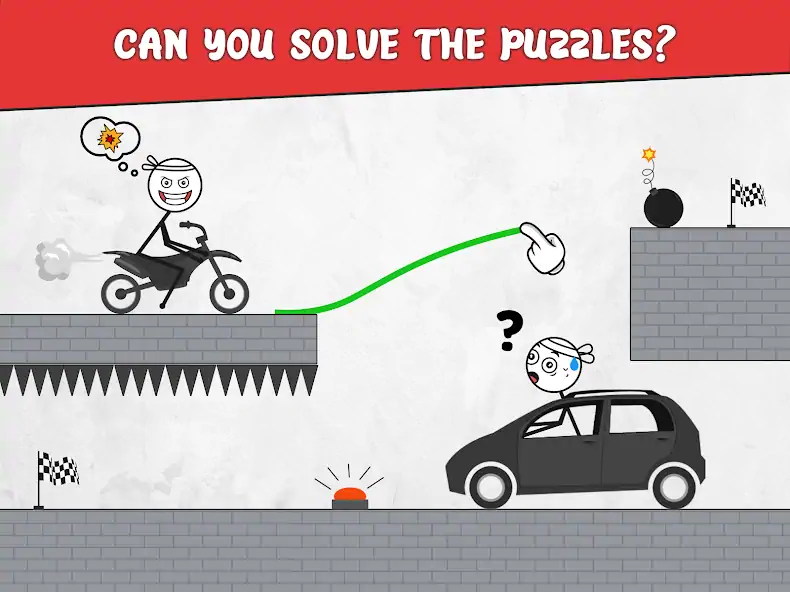 Скачать Draw Bridge: Puzzle Games Взлом [МОД Много монет] + [МОД Меню] MOD APK на Андроид