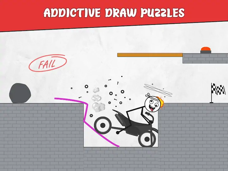 Скачать Draw Bridge: Puzzle Games Взлом [МОД Много монет] + [МОД Меню] MOD APK на Андроид