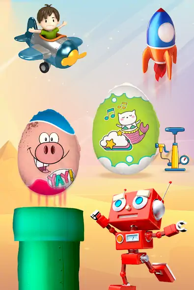 Скачать Яйца-сюрпризы - детские игры Взлом [МОД Много денег] + [МОД Меню] MOD APK на Андроид