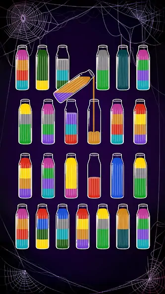 Скачать Soda Sort: Water Color Puzzle Взлом [МОД Бесконечные монеты] + [МОД Меню] MOD APK на Андроид