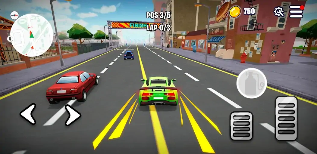 Скачать Rumble Racers: City Adventure Взлом [МОД Бесконечные деньги] + [МОД Меню] MOD APK на Андроид