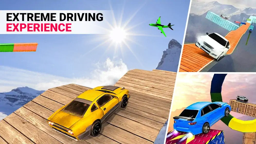 Скачать Ramp Car Stunt Challenge Взлом [МОД Бесконечные деньги] + [МОД Меню] MOD APK на Андроид