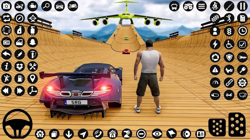 Скачать GT Car Stunt : Ramp Car Stunts Взлом [МОД Бесконечные монеты] + [МОД Меню] MOD APK на Андроид