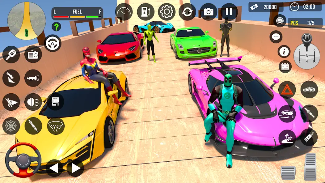 Скачать Ramp Car Game: GT Car Stunts Взлом [МОД Бесконечные деньги] + [МОД Меню] MOD APK на Андроид