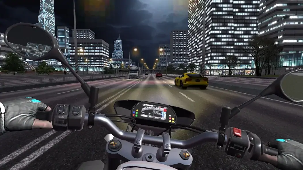 Скачать Traffic Bike Driving Simulator Взлом [МОД Много денег] + [МОД Меню] MOD APK на Андроид