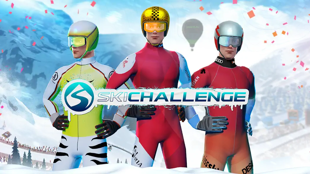 Скачать Ski Challenge Взлом [МОД Много монет] + [МОД Меню] MOD APK на Андроид