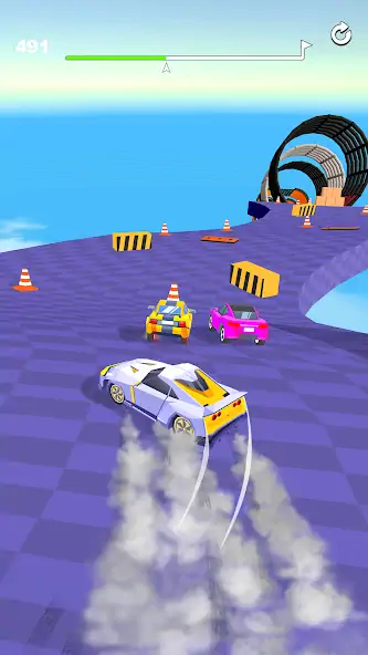 Скачать Ramp Racing 3D — Гонки и трюки Взлом [МОД Бесконечные монеты] + [МОД Меню] MOD APK на Андроид