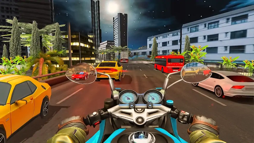 Скачать Moto Traffic Bike Race Game 3d Взлом [МОД Бесконечные деньги] + [МОД Меню] MOD APK на Андроид